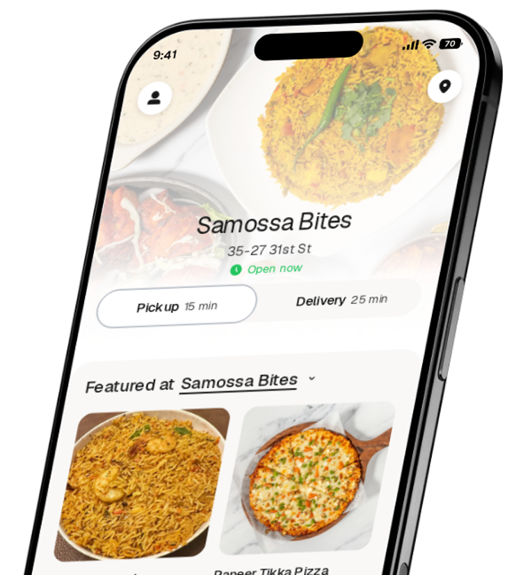 Samossa Bites app preview