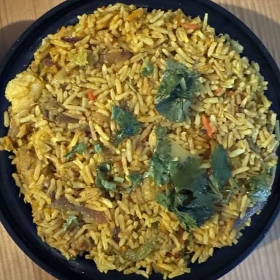 Vegetable Biryani.