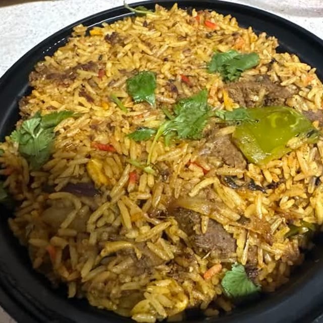Goat Biryani.