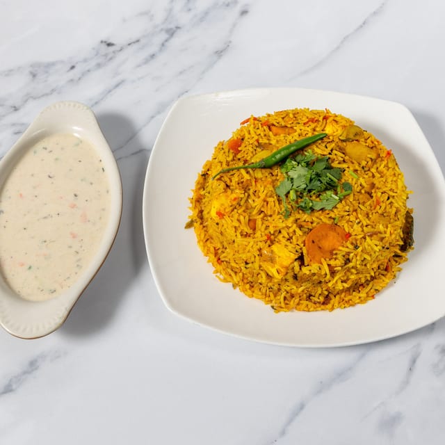 Vegetable Biryani.