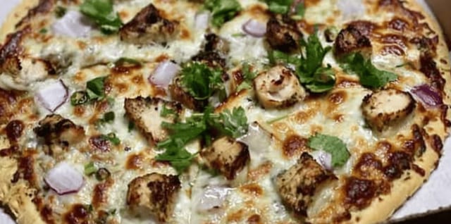 Pesto Chicken Pizza.