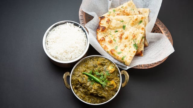 Saag Paneer.