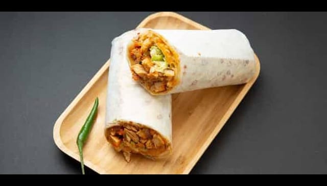 Chicken Tikka Kathi Roll.