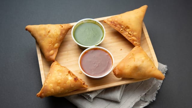 Chickpeas Samosa.
